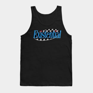 Existential 90s TV Tribute Graphic Design Tank Top